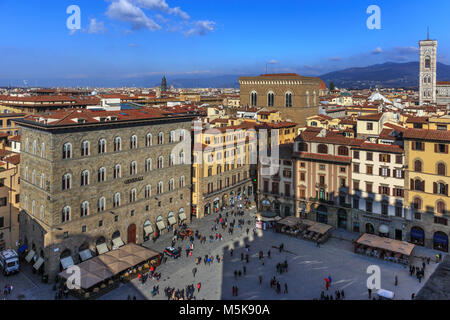 Piazza della Signoria Stockfoto