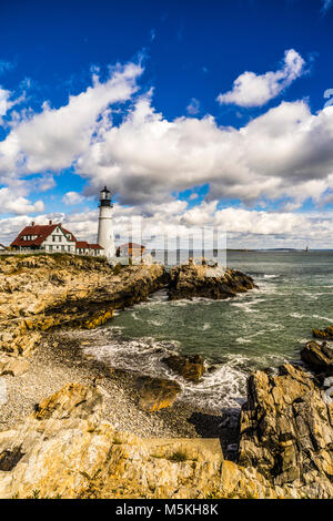 Portland Head Light Cape Elizabeth, Maine, USA Stockfoto