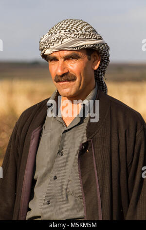 Kurdische Mann in Sanliurfa, Türkei. Stockfoto