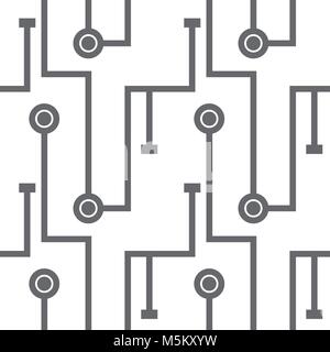 Abstrakte Mikrochip. Stock Vektor