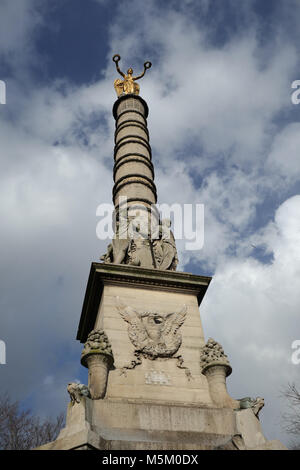 Siegessäule, La Place du Châtelet, Paris 1 Èr arrondissement Stockfoto