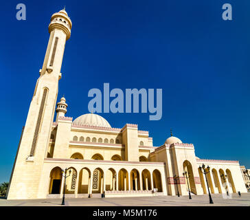 Al Fateh Grand Moschee in Manama, der Hauptstadt von Bahrain Stockfoto