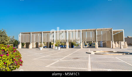 Blick auf das Nationalmuseum von Bahrain in Manama. Stockfoto