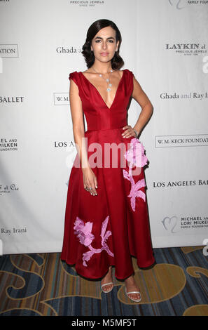 Beverly Hills, Kalifornien, USA. 24 Feb, 2018. Camilla Belle am 12. jährlichen Los Angeles Ballett-Gala im Beverly Wilshire Hotel in Beverly Hills, Kalifornien am 24. Februar 2018. Credit: Faye Sadou/Medien Punch/Alamy leben Nachrichten Stockfoto
