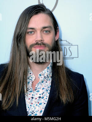 Los Angeles, Kalifornien, USA. 24. Februar, 2018. Schauspieler Tom Payne besucht die 2018 Make-up und Hair Stylisten Guild Awards in Novo am 24. Februar in Los Angeles, Kalifornien 2018. Foto von Barry King/Alamy leben Nachrichten Stockfoto