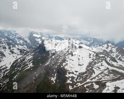 Blick vom Gipfel des Schilthorn Stockfoto