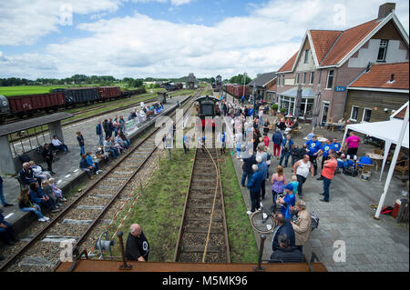 Die Niederlande. Stadskanaal. 02-07-2017. Niederländische Meisterschaft Bahn ziehen. Stockfoto