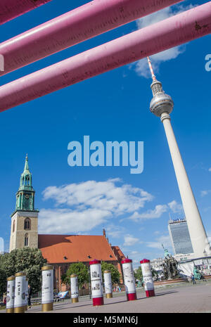 Alexander Plaza, Berlin, Deutschland Stockfoto