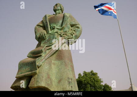 Monumento de Diogo Gomes, Praia, Santiago, Kap Verde Stockfoto