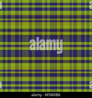 Abstract vector tartan Nahtlose - Grün und Blau Stock Vektor