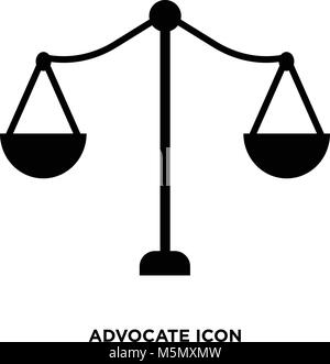 Advocate Symbol Vektor Stock Vektor