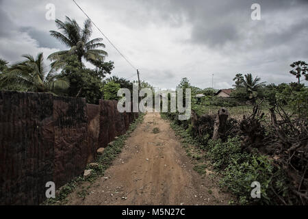 Straßen in Thondaimanaru Sri Lanka Stockfoto