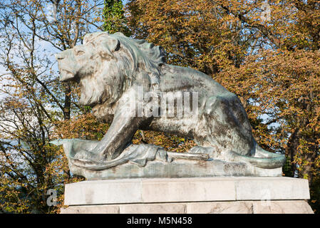 Hackher Lion auf dem Schlossberg - burgberg - in Graz, Österreich Stockfoto