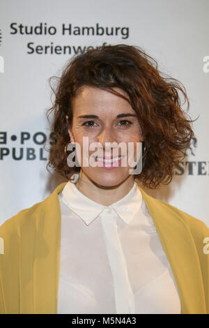 'Warm Up-Party" der Filmförderung Hamburg Schleswig-Holstein (Ffhsh) auf Kampnagel Hamburg. Mit: Anne Schaefer Wo: Hamburg, Deutschland Wann: 25 Jan 2018 Credit: Becher/WENN.com Stockfoto