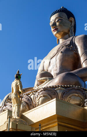 Thimpu, Bhutan. Dordenma Große Buddha Statue. Stockfoto