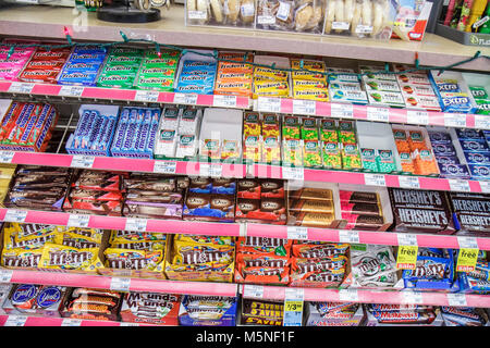 Miami Beach Florida, Walgreens, Apotheke, Drogerie, Regallagen Regale, Einzelhandelsprodukte, Vitrine Verkauf, Waren, Verpackung, Marken, Marken, Einzelhandel Stockfoto