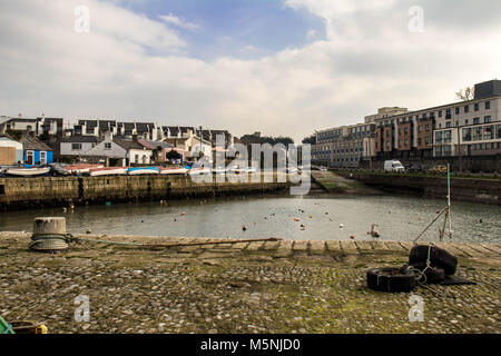 Blick auf den Hafen von Bulloch, Dalkey, Dublin. Stockfoto