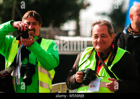 Duathlon, Sport, Wettbewerb, Pineda de Mar, Katalonien Stockfoto