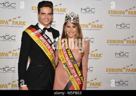 Rust, Deutschland, 24. Februar, 2018, 'Miss Deutschland - Die letzte 2018 'Credit: mediensegel/Alamy leben Nachrichten Stockfoto