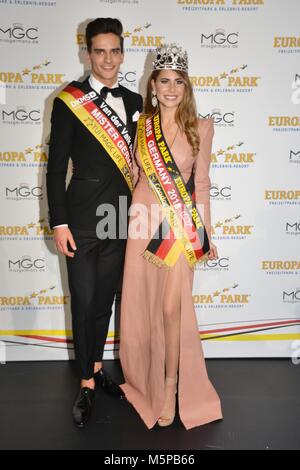 Rust, Deutschland, 24. Februar, 2018, 'Miss Deutschland - Die letzte 2018 'Credit: mediensegel/Alamy leben Nachrichten Stockfoto