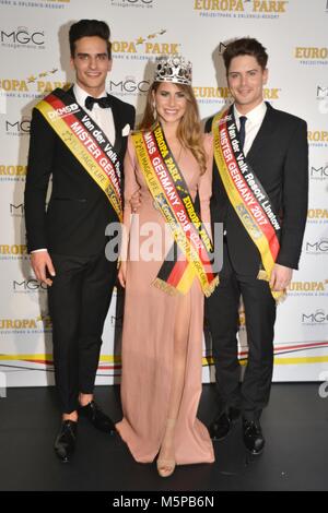 Rust, Deutschland, 24. Februar, 2018, 'Miss Deutschland - Die letzte 2018 'Credit: mediensegel/Alamy leben Nachrichten Stockfoto