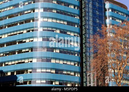 Detail der St. Botolphs Gebäude die Houndsditch London England Großbritannien Stockfoto