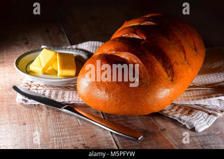 Haus gemachtes Brot Stockfoto