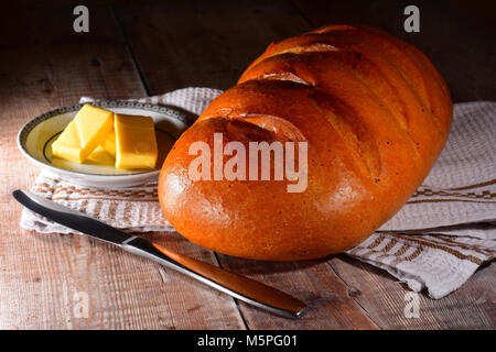 Haus gemachtes Brot Stockfoto