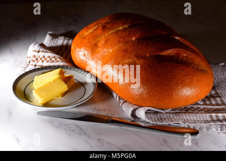 Haus gemachtes Brot Stockfoto