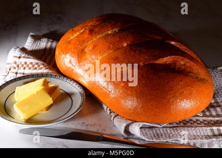 Haus gemachtes Brot Stockfoto