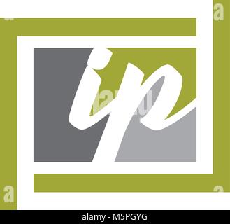 Schreiben IP-Moderne Stock Vektor