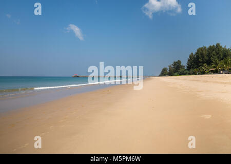 Hut Na Tai Strand in der Provinz Phang Nga, zwischen Khao Lak entfernt und nördlich von der Insel Phuket. Stockfoto