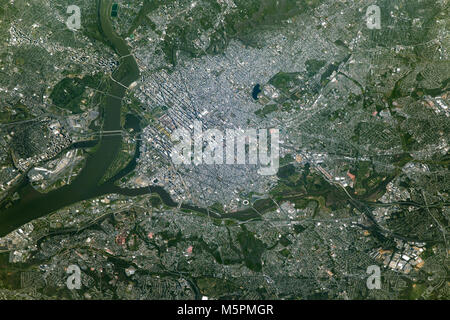 Antenne von Washington, D.C. Stockfoto