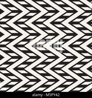 Vektor nahtlose Zickzacklinie Muster. Stilvolle, geometrisch abstrakten Hintergrund. Wiederholen Gitter Hintergrund Stock Vektor