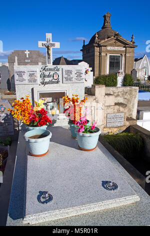 Cementerio municipal in Punta Arenas Stockfoto