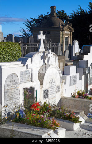 Cementerio municipal in Punta Arenas Stockfoto