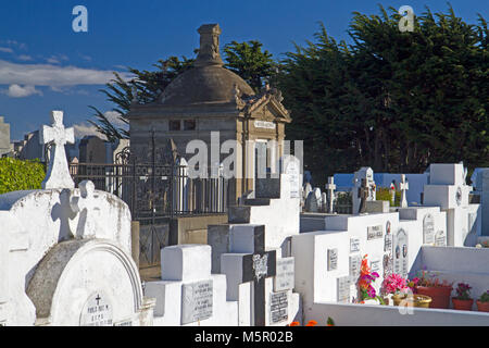Cementerio municipal in Punta Arenas Stockfoto