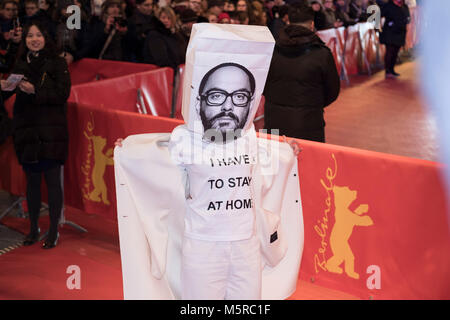 Berlin, Deutschland. 24 Feb, 2018. Roter Teppich vor dem endgültigen Gala, 68 Berlinale 2018. Credit: Beata Siewicz/Pacific Press/Alamy leben Nachrichten Stockfoto