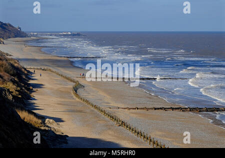 Overstrand Beach, North Norfolk, England Stockfoto