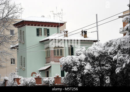 Roma, Italien. 26 Feb, 2018. Roma, nevicata eccezionale Credit: Unabhängige Fotoagentur/Alamy leben Nachrichten Stockfoto