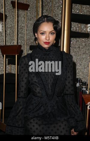 Hollywood, USA. 25 Feb, 2018. Kat Graham am 4. jährlichen Hollywood Schönheit Auszeichnungen bei Avalon Hollywood in Hollywood, Kalifornien, die am 25. Februar 2018. Credit: Faye Sadou/Medien Punch/Alamy leben Nachrichten Stockfoto