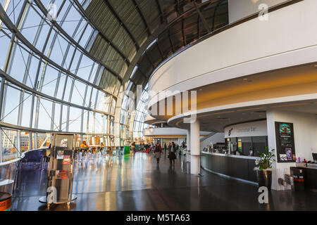 Newcastle Glasshouse Building, Innenansicht des Glasshouse International Centre for Music in Newcastle upon Tyne, England, Großbritannien Stockfoto