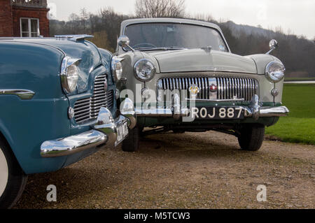 1955 Ford Zephyr Konsul Cabrio, Britische Familie Auto Stockfoto