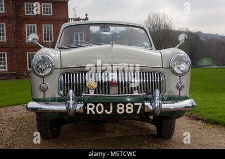 1955 Ford Zephyr Konsul Cabrio, Britische Familie Auto Stockfoto