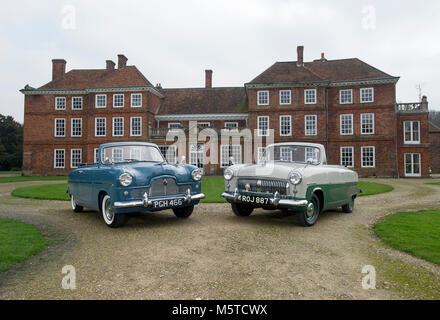 1955 Ford Zephyr Konsul Cabrio, Britische Familie Auto Stockfoto