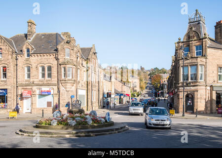 Stadtzentrum, Matlock, Derbyshire, England, Großbritannien Stockfoto