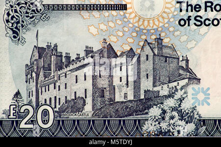 Schottland 20 20 Pound Bank Note Stockfoto