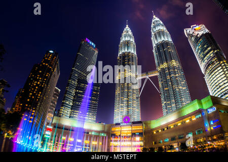 Kuala Lumpur - Petronas Towers KLCC Park - Malaysia Stockfoto