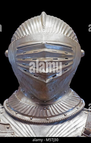 Mittelalter Helm Stockfoto