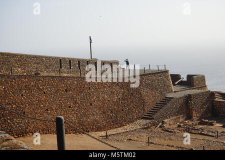 Fort Real de São Filipe, Cidade Velha, Insel Santiago, Kap Verde Stockfoto